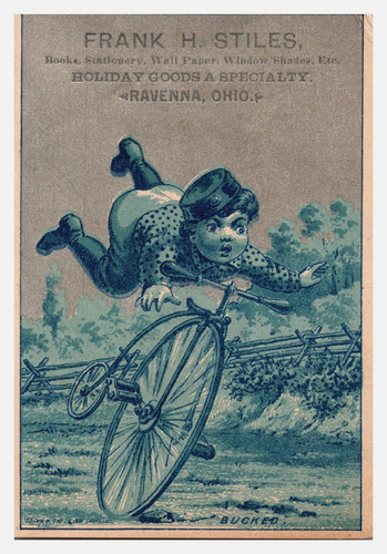 Penny farthing high - high, wheeler